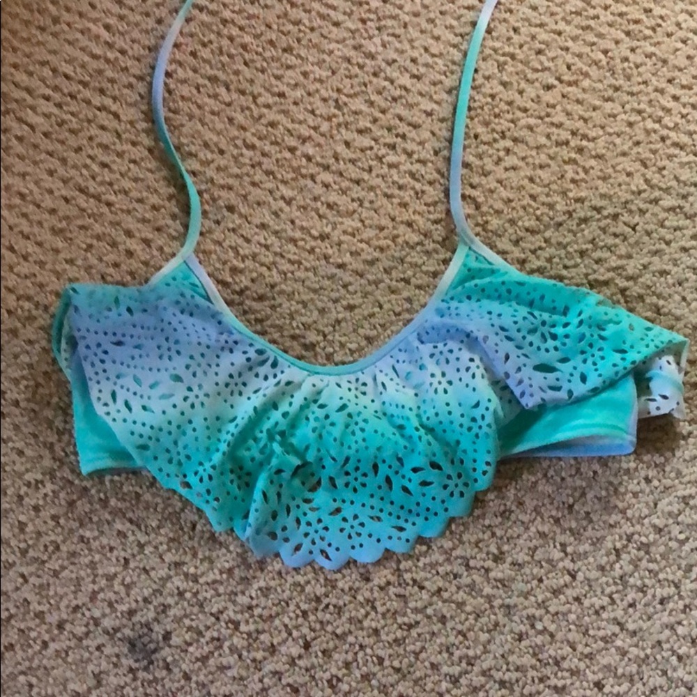 Turquoise swim top